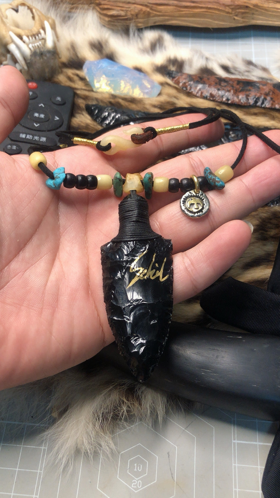 Obsidian Stone Artifact
