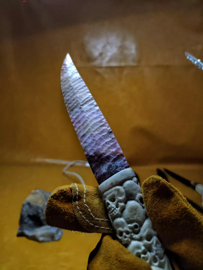 Custom Carved & Dyed Designs | Unsharpened Edge Extended Lead Time | Contact Before Purchase