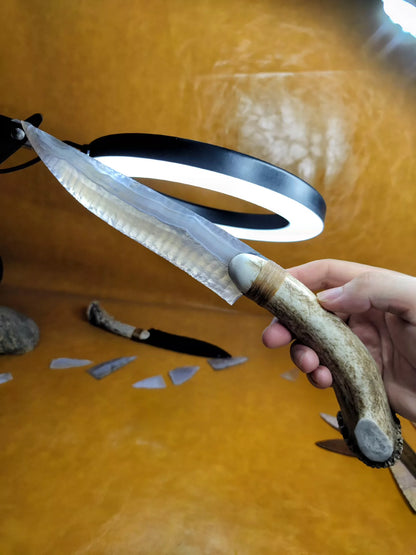 Obsidian Agate Stone Artifact Agate Material | Fine & Regular Grain | Selected Agate Patterns Unsharpened Edge | Commemorative Edition Released Custom Stone Artifacts Available (Variety Optional)